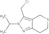 3-(Chloromethyl)-2-isopropyl-2,4,6,7-tetrahydrothiopyrano[4,3-c]pyrazole