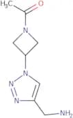 1-(3-(4-(Aminomethyl)-1H-1,2,3-triazol-1-yl)azetidin-1-yl)ethan-1-one