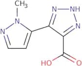 5-(1-Methyl-1H-pyrazol-5-yl)-1H-1,2,3-triazole-4-carboxylic acid