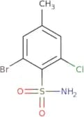 2-Bromo-6-chloro-4-methylbenzene-1-sulfonamide