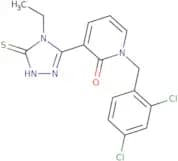 1-(2,4-Dichlorobenzyl)-3-(4-ethyl-5-sulfanyl-4H-1,2,4-triazol-3-yl)-2(1H)-pyridinone