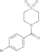 (4-​Bromophenyl)​(1,​1-​dioxido-​4-​thiomorpholinyl)​-methanone