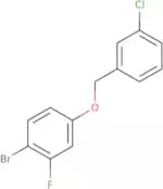 1-Bromo-4-[(3-chlorophenyl)methoxy]-2-fluorobenzene