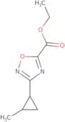 Ethyl 3-(2-methylcyclopropyl)-1,2,4-oxadiazole-5-carboxylate