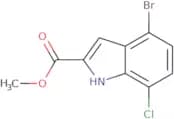 Methyl 4-bromo-7-chloro-1H-indole-2-carboxylate