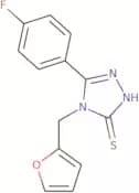 5-(4-Fluorophenyl)-4-(furan-2-ylmethyl)-4H-1,2,4-triazole-3-thiol