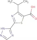4-(Propan-2-yl)-2-(4H-1,2,4-triazol-3-yl)-1,3-thiazole-5-carboxylic acid