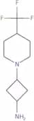 3-[4-(Trifluoromethyl)piperidin-1-yl]cyclobutan-1-amine