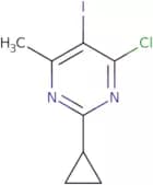 4-Chloro-2-cyclopropyl-5-iodo-6-methylpyrimidine