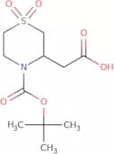 2-{4-[(tert-Butoxy)carbonyl]-1,1-dioxo-1λ⁶-thiomorpholin-3-yl}acetic acid