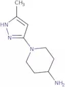 1-(3-Methyl-1H-pyrazol-5-yl)piperidin-4-amine