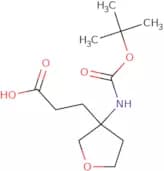 3-(3-{[(tert-Butoxy)carbonyl]amino}oxolan-3-yl)propanoic acid