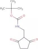 tert-Butyl N-[(2,5-dioxocyclopentyl)methyl]carbamate