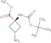 Methyl rac-(1R,3R)-3-amino-1-{[(tert-butoxy)carbonyl]amino}cyclobutane-1-carboxylate
