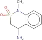 4-Amino-1-methyl-3,4-dihydro-1H-2λ⁶,1-benzothiazine-2,2-dione