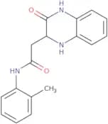 N-(2-Methylphenyl)-2-(3-oxo-1,2,3,4-tetrahydroquinoxalin-2-yl)acetamide