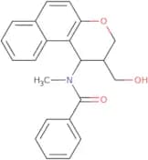 N-[2-(Hydroxymethyl)-2,3-dihydro-1H-benzo[f]chromen-1-yl]-N-methylbenzenecarboxamide