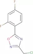 3-(Chloromethyl)-5-(2,4-difluorophenyl)-1,2,4-oxadiazole