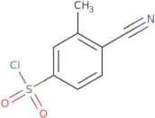4-Cyano-3-methylbenzene-1-sulfonyl chloride