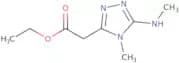 Ethyl 2-[4-methyl-5-(methylamino)-4H-1,2,4-triazol-3-yl]acetate