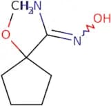 N'-Hydroxy-1-methoxycyclopentane-1-carboximidamide