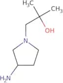 1-[(3R)-3-Aminopyrrolidin-1-yl]-2-methylpropan-2-ol
