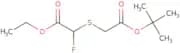 Ethyl 2-{[2-(tert-butoxy)-2-oxoethyl]sulfanyl}-2-fluoroacetate