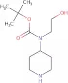 tert-Butyl N-(2-hydroxyethyl)-N-(piperidin-4-yl)carbamate