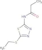 N-[5-(Ethylsulfanyl)-1,3,4-thiadiazol-2-yl]propanamide