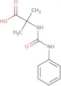 2-Methyl-2-[(phenylcarbamoyl)amino]propanoic acid