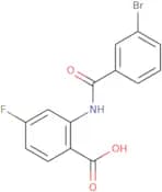 2-(3-Bromobenzamido)-4-fluorobenzoic acid