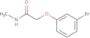 2-(3-Bromophenoxy)-N-methylacetamide