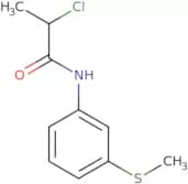 2-Chloro-N-[3-(methylsulfanyl)phenyl]propanamide