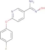 6-(4-Fluorophenoxy)-N'-hydroxypyridine-3-carboximidamide