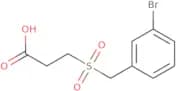 3-[(3-Bromophenyl)methanesulfonyl]propanoic acid