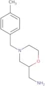 {4-[(4-Methylphenyl)methyl]morpholin-2-yl}methanamine