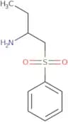 1-(Benzenesulfonyl)butan-2-amine