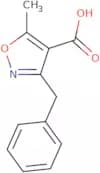 3-Benzyl-5-methyl-1,2-oxazole-4-carboxylic acid