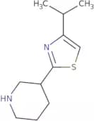 3-[4-(Propan-2-yl)-1,3-thiazol-2-yl]piperidine