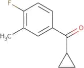 Cyclopropyl(4-fluoro-3-methylphenyl)methanone