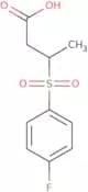 3-(4-Fluorobenzenesulfonyl)butanoic acid
