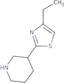 3-(4-Ethyl-1,3-thiazol-2-yl)piperidine