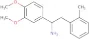 1-(3,4-Dimethoxyphenyl)-2-(2-methylphenyl)ethan-1-amine