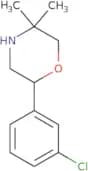 2-(3-Chlorophenyl)-5,5-dimethylmorpholine