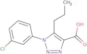 1-(3-Chlorophenyl)-5-propyl-1H-1,2,3-triazole-4-carboxylic acid
