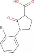 1-(2-Bromophenyl)-2-oxopyrrolidine-3-carboxylic acid