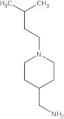 [1-(3-Methylbutyl)piperidin-4-yl]methanamine