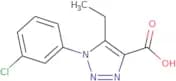 1-(3-Chlorophenyl)-5-ethyl-1H-1,2,3-triazole-4-carboxylic acid