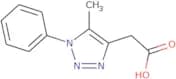 2-(5-Methyl-1-phenyl-1H-1,2,3-triazol-4-yl)acetic acid