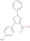 3-(4-Aminophenyl)-1-phenyl-1H-pyrazole-4-carboxylic acid